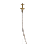An Indian tulwar, 19th century