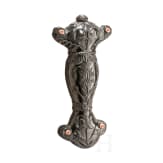 A North Indian dagger with a heavy black jade hilt, 20th century