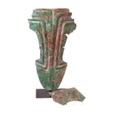 A rare Chinese bronze chamfron, 11th - 8th century B.C.