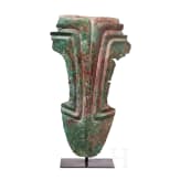 A rare Chinese bronze chamfron, 11th - 8th century B.C.