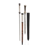Two Chinese jian, 19th and 20th century