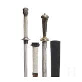 Two Chinese jian, 19th and 20th century