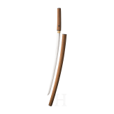 A Japanese katana blade in shirasaya, Showa period
