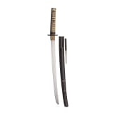 A Japanese wakizashi, circa 1830