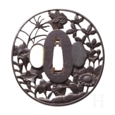 A Japanese Choshu tsuba, Edo period