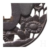 A Japanese Choshu tsuba, Edo period