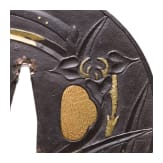 A Japanese Bushu tsuba, Edo period