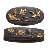 A Japanese fuchi kashira, Edo period