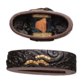 A Japanese fuchi kashira, Edo period