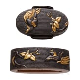 A Japanese fuchi kashira, Edo period