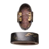 A Japanese fuchi kashira, Edo period