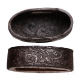 A Japanese fuchi kashira, Edo period