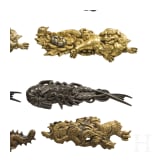 Three pairs of Japanese menuki, 19th and 20th century