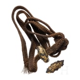 A Japanese kurigata and a single menuki, late Edo period