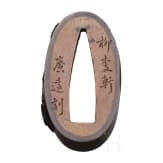 A Japanese kozuka handle and fuchi kashira, Edo period
