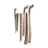 Three Indonesian edged weapons, 19th century