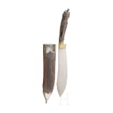 A Philippine silver-mounted bolo knife, 19th century