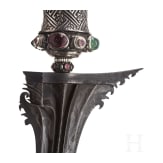 An Indonesian silver-mounted keris, Bali, 20th century