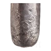 An Indonesian silver-mounted keris, Bali, 20th century