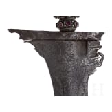 An Indonesian keris with ebony handle, Bali, circa 1900