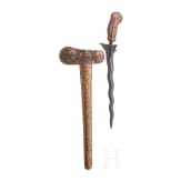 An oversized Balinese keris, 20th century
