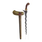 An Indonesian keris with Naga blade, Java (probably Yogyakarta), 20th century