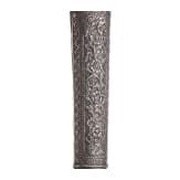 An Indonesian Sulawesi keris with embossed silver scabbard, 20th century