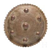 Two North African round shields, 20th century