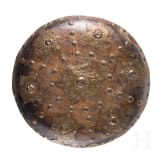 Two North African round shields, 20th century