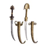 Two silver-mounted Moroccan koummyas, circa 1900