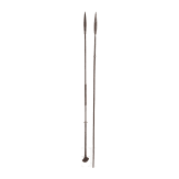 Two western African Toareg spears, circa 1900