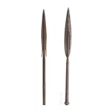 Two western African Toareg spears, circa 1900