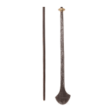 Two western African Toareg spears, circa 1900
