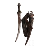 Six African and Asian weapons, circa 1900