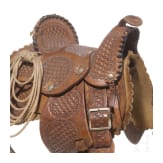 Two Brazilian miniature saddles, 2nd half of the 20th century