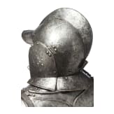 A suit of black and white cavalry armour, assembled from old components, Nuremberg, circa 1560 - 1600