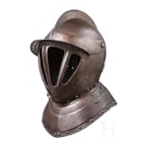 A German or Flemish cuirassier officer's helmet, circa 1620