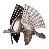 A Polish or Hungarian winged lobster-tailed helmet, circa 1650