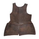 A German black and white pikeneer's breastplate, circa 1610