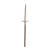 A Italian winged spear, 17th century