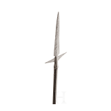 A Italian winged spear, 17th century