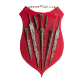 A small group of German medieval knives and daggers, 14th/15th century