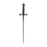 An Italian stiletto, partly 1st half of the 17th century