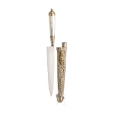 A French dagger with mother-of-pearl handle, 19th century