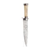 A German hunting dagger, dated 1821
