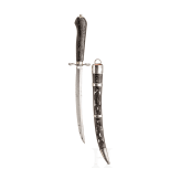 A Swedish silver-mounted dagger with ebony handle, Eskilstuna, circa 1900