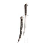 A Swedish silver-mounted dagger with ebony handle, Eskilstuna, circa 1900