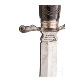 A Swedish silver-mounted dagger with ebony handle, Eskilstuna, circa 1900