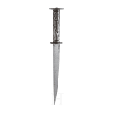 A rondel dagger, collector's replica in the style of circa 1500