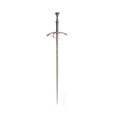 A significant southern German Maximilian estoc, circa 1520